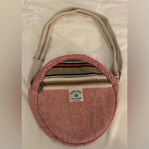 New 100% HEMP crossbody Himalayan bag